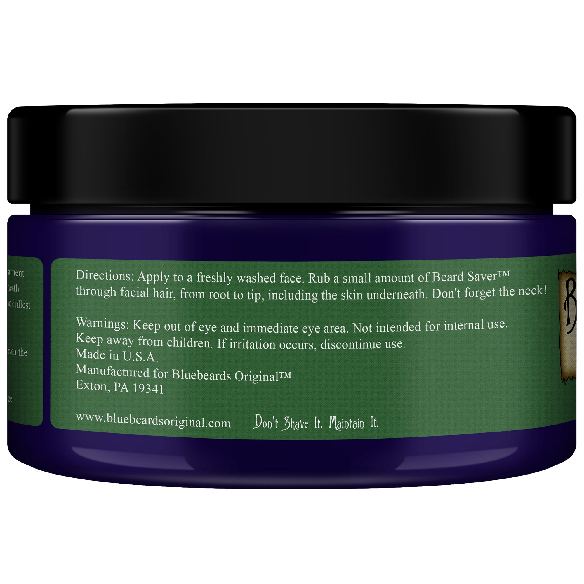 Bluebeards Fresh Mint Beard Saver – Bluebeards Original